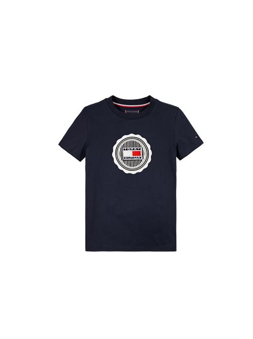 T-shirt, bambino, logata. TOMMY HILFIGER | KB0KB08662TDW5